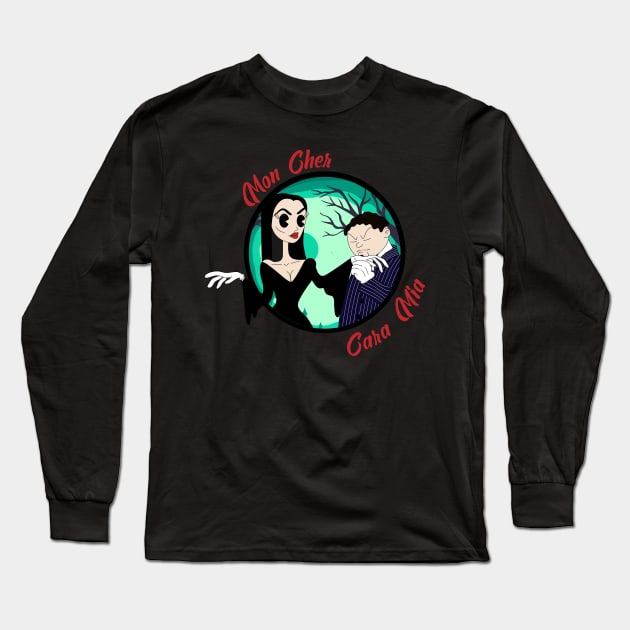 Cara mia & Mon cher Long Sleeve T-Shirt by Teesbyhugo